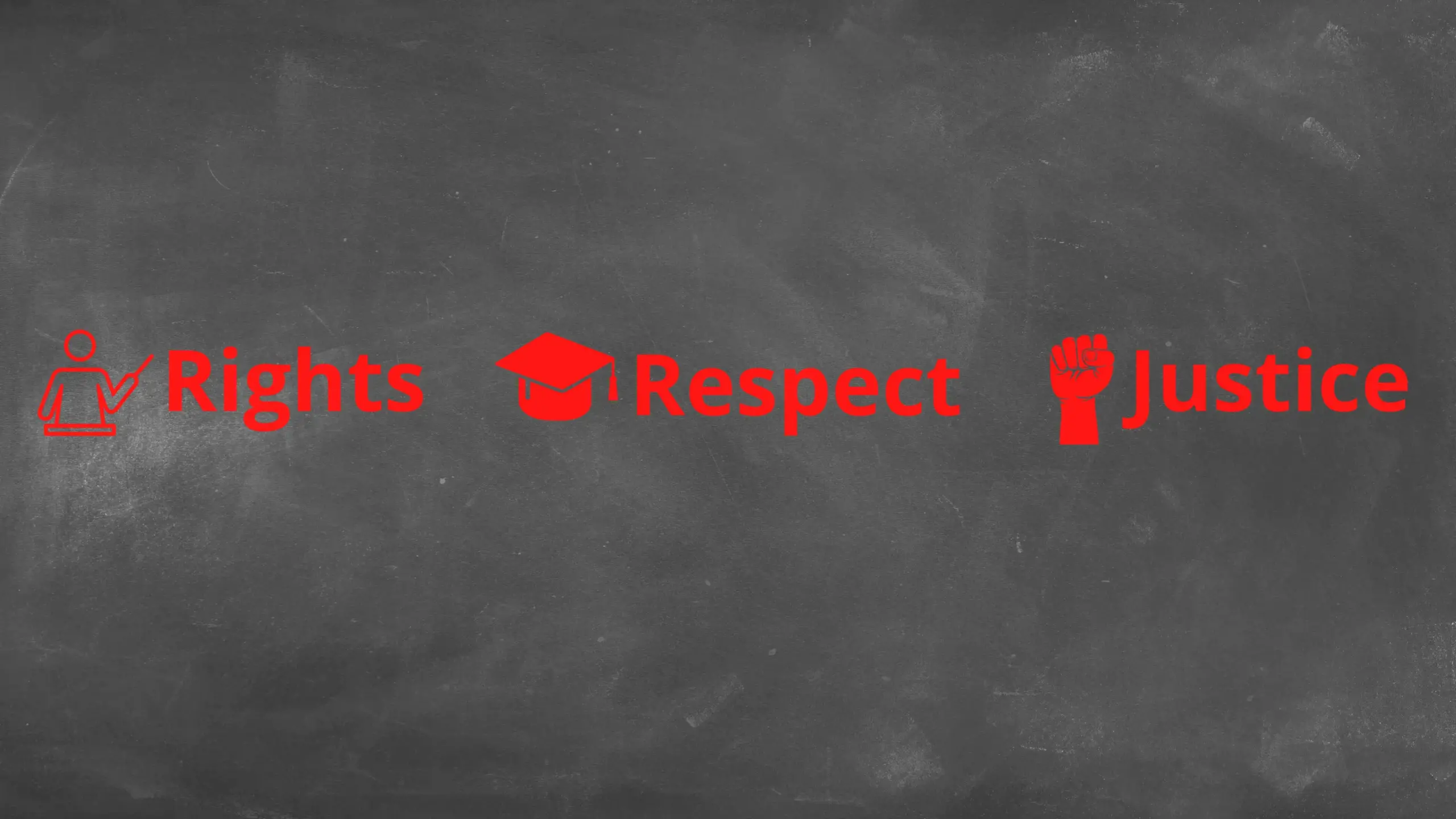 rights respect justice banner