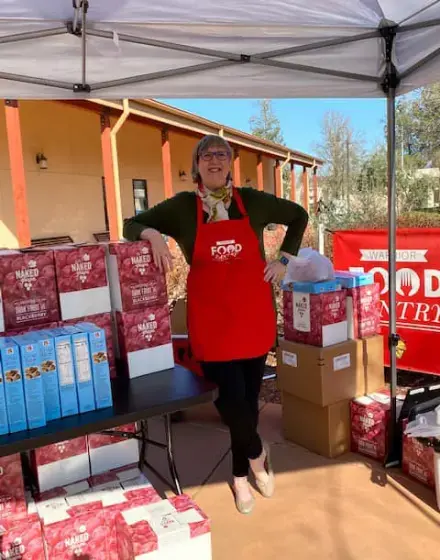 CFA Stanislaus members volunteer with the campus Warrior Food Pantry.