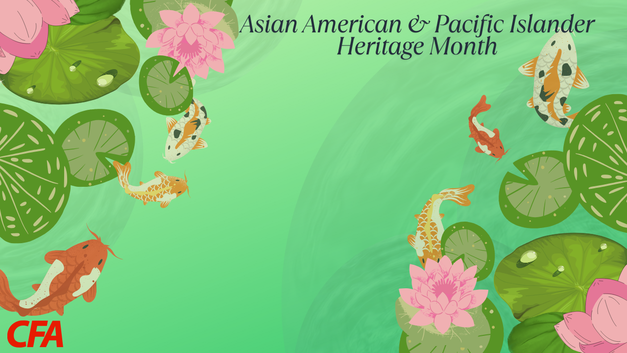 A lotus pond graphic
