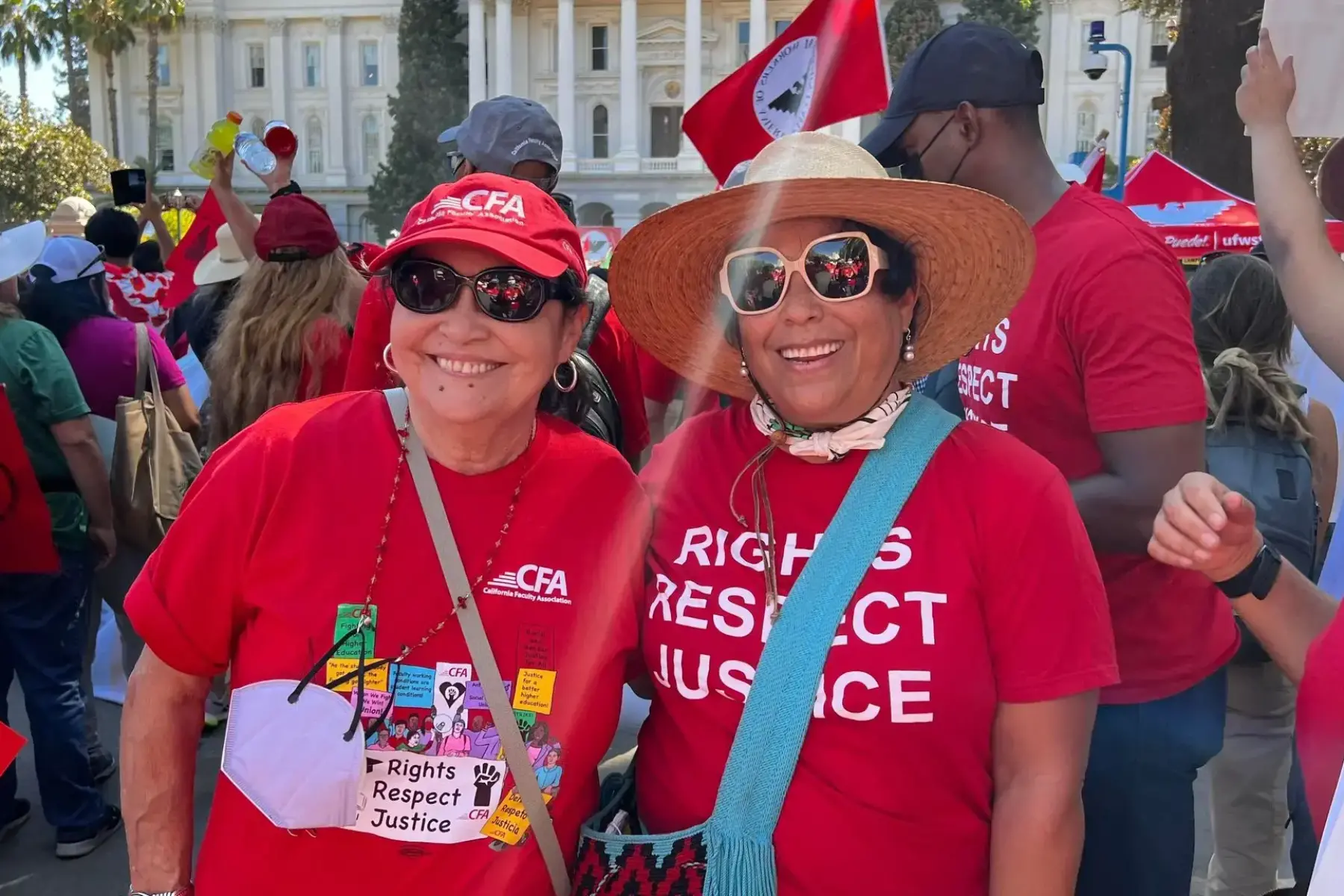 Two women smiling for a picture