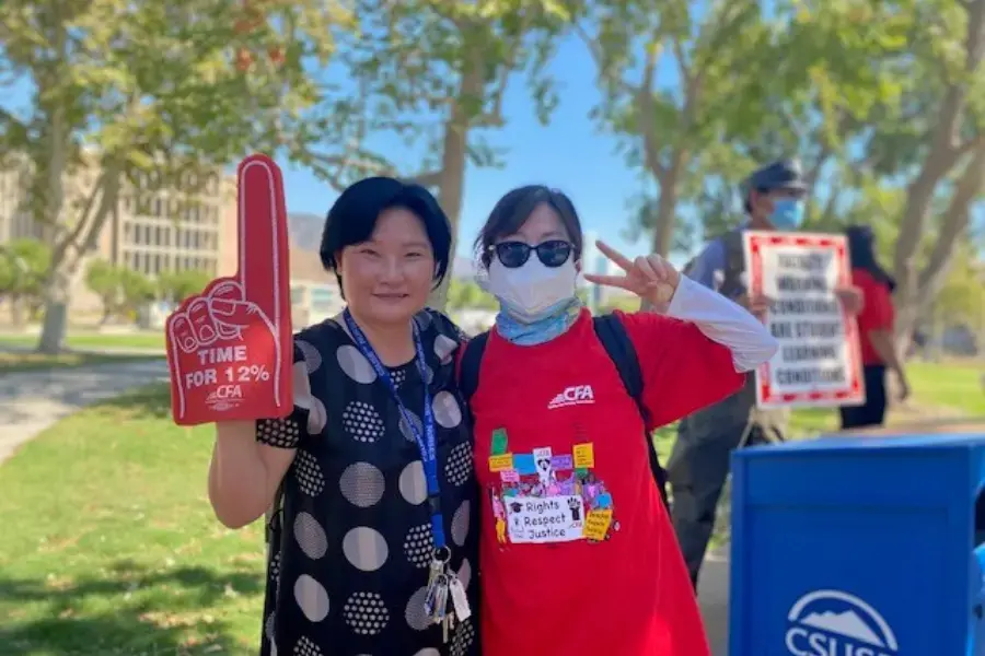 To CFA members holding a "Time for 12" hand sign.