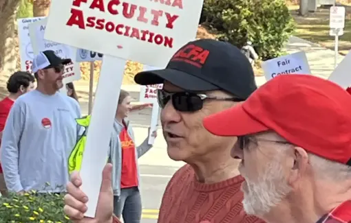 CFA members with sign