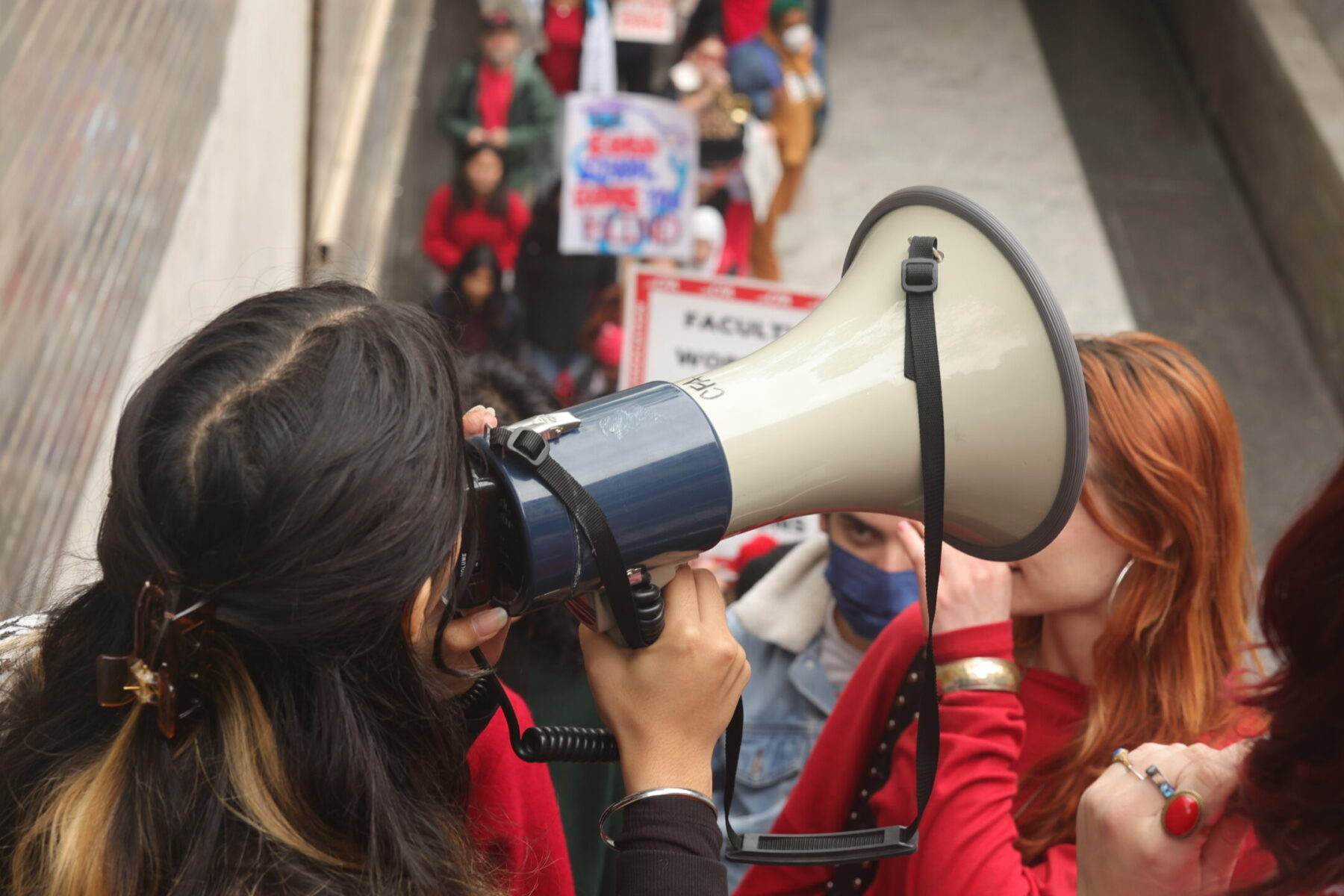 National Day of Action at SFSU and SF Civic Center Plaza. April 17, 2025