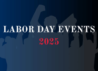 banner picture with text Labor Day 2025