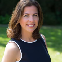candidate in blue dress