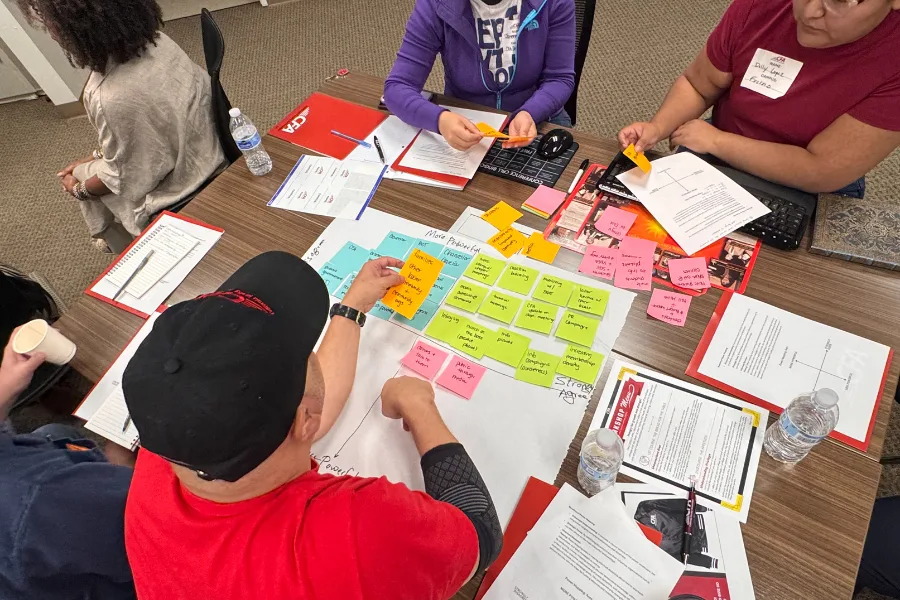 CFA members participate in a workshop at Leadership Academy in April 2026.