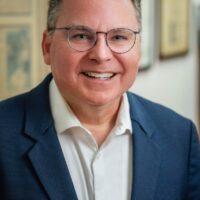 candidate in blue suit