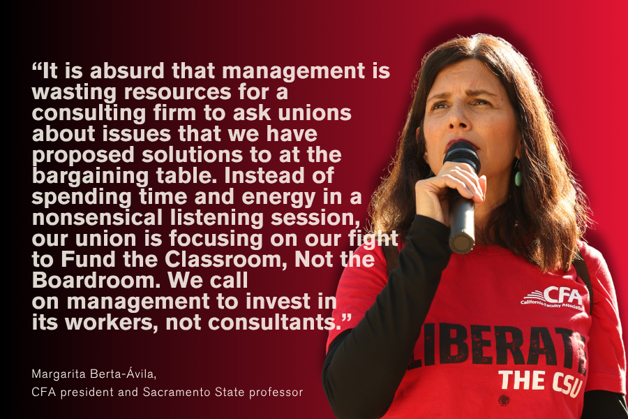 CFA Calls Out Management for Nonsensical Consultant Listening Session